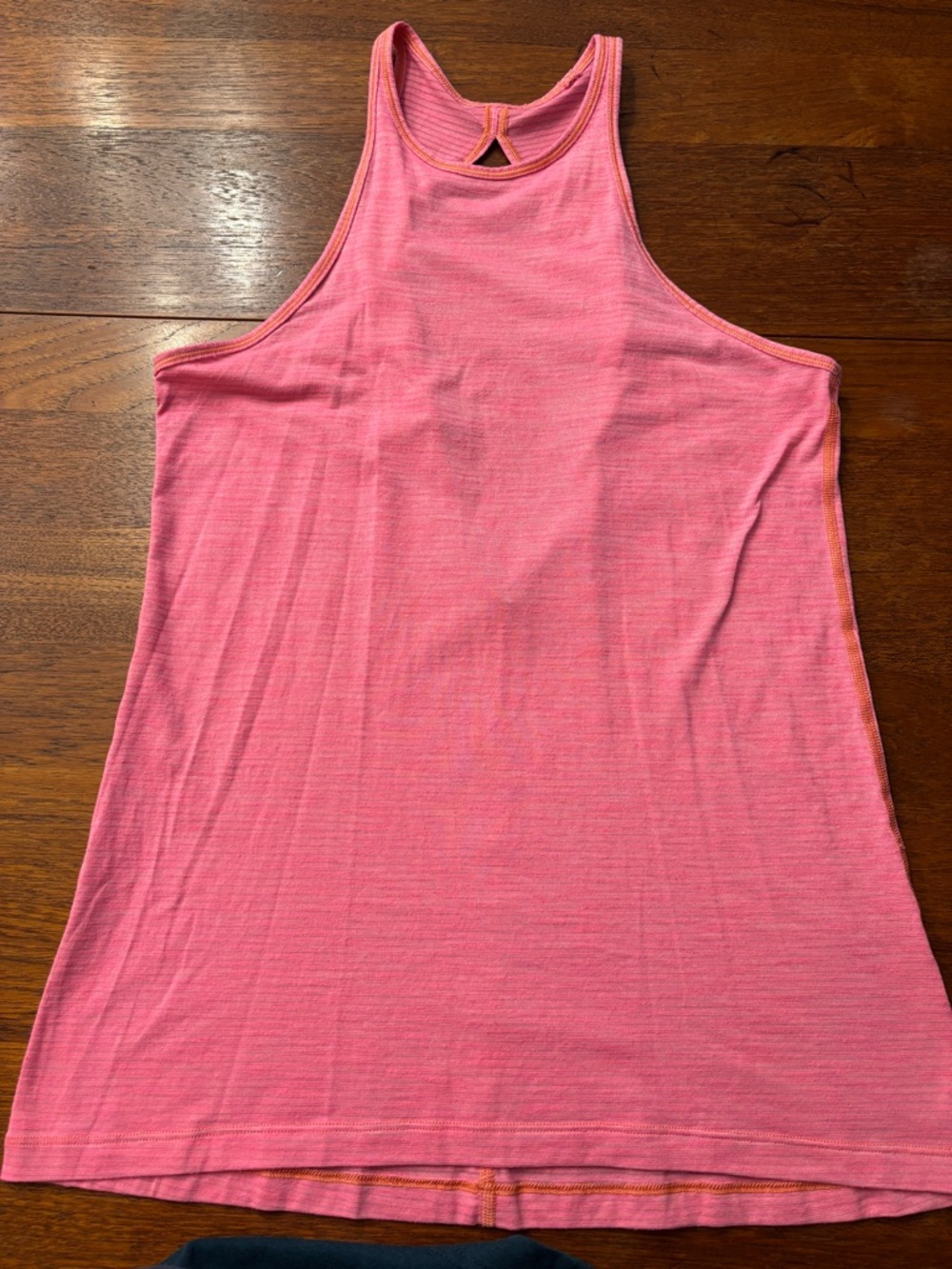 lululemon athletica Heathered Pink High-Neck Tank